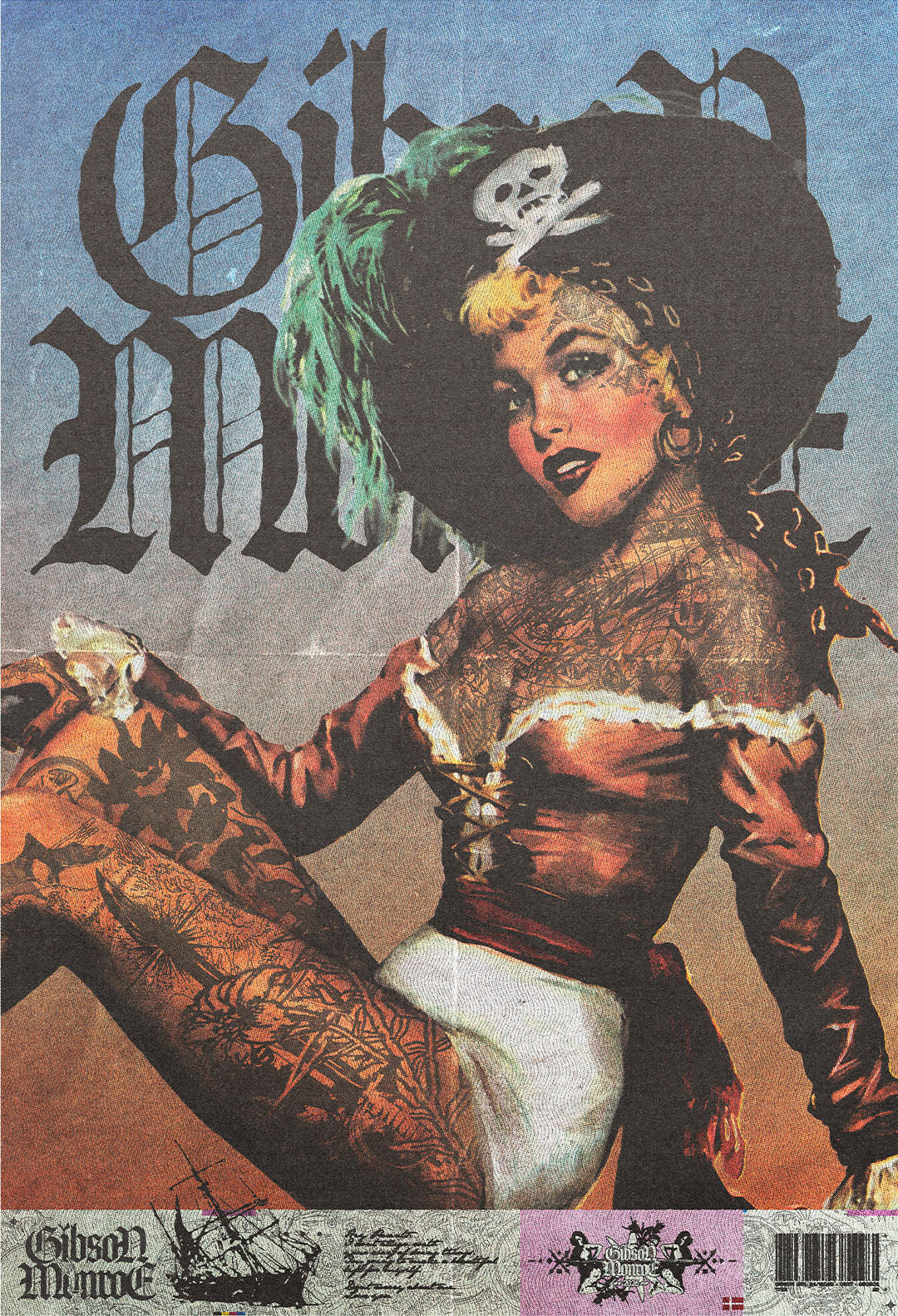 GIBSON MONROE PIRATE - VINTAGE DESIGN