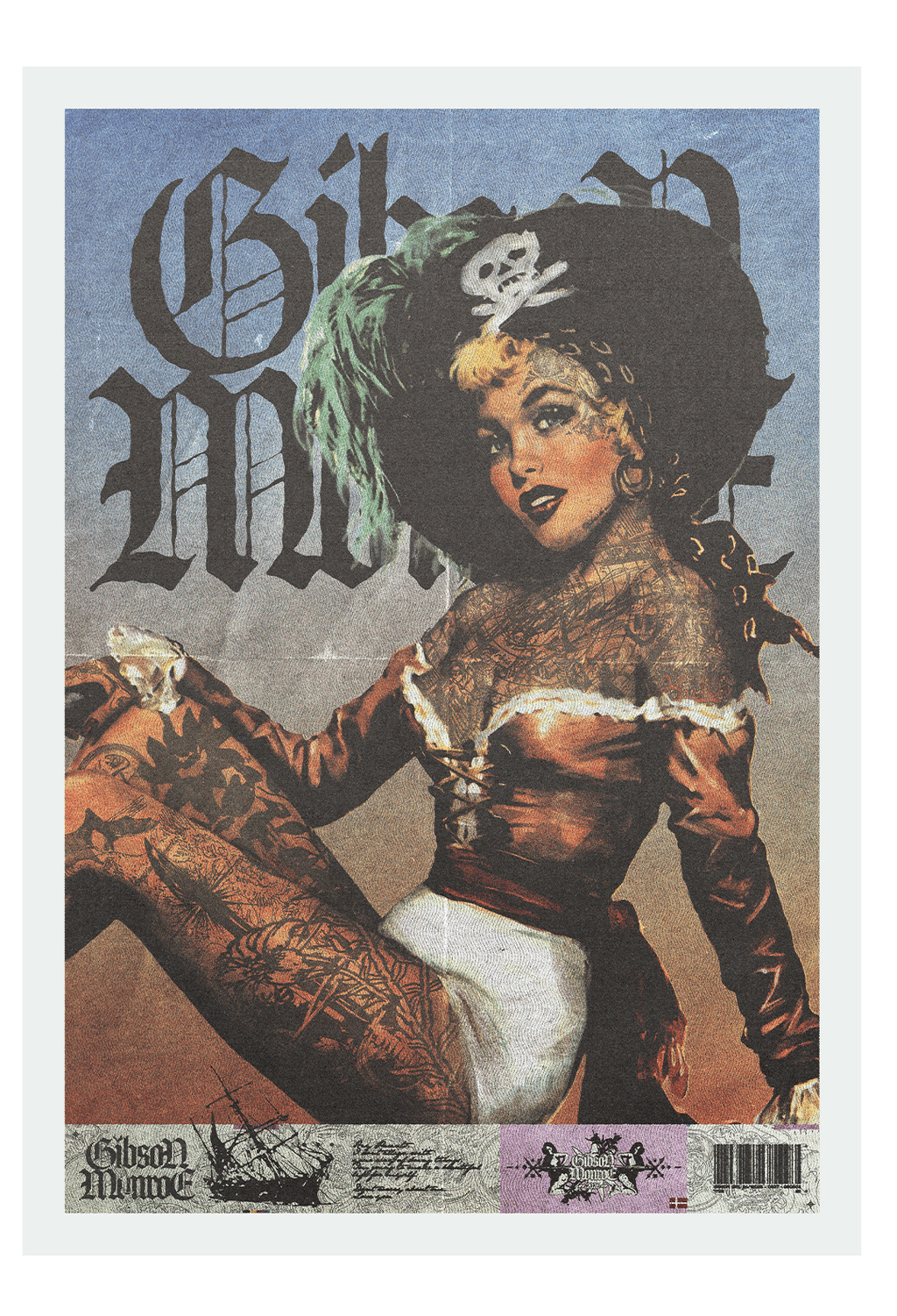 GIBSON MONROE PIRATE - VINTAGE DESIGN