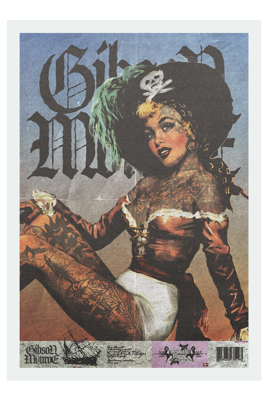 GIBSON MONROE PIRATE - VINTAGE DESIGN