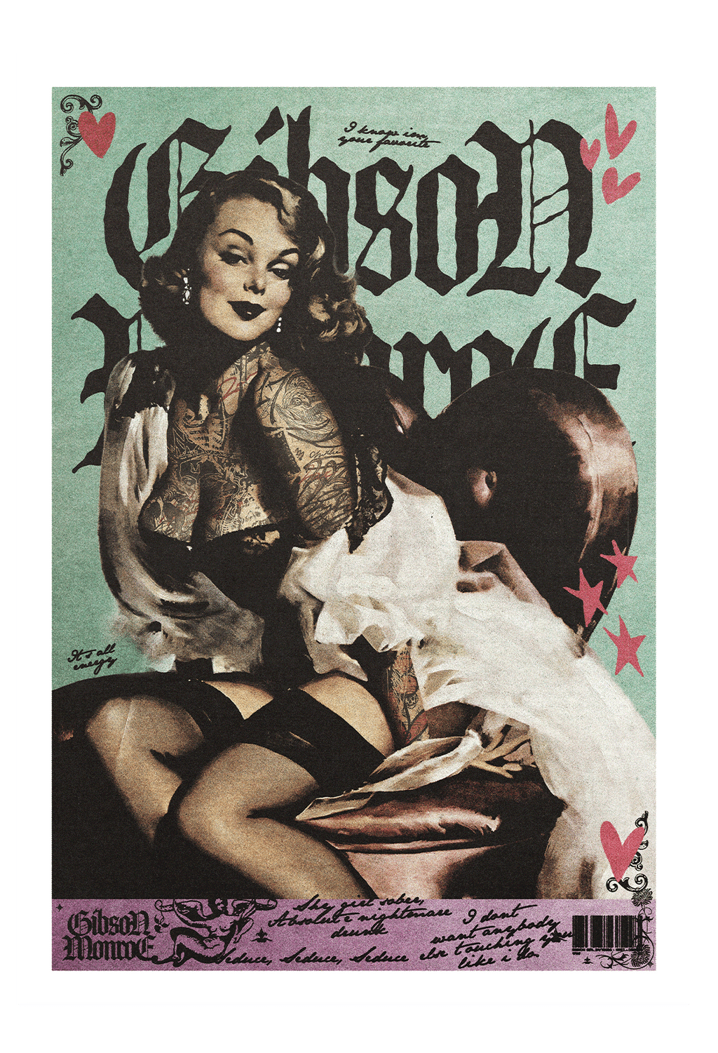 GIBSON MONROE VALENTINES - STANDARD VINTAGE POSTER